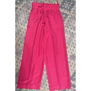 G by Giuliana Pink Wide Leg Tie Front Pants Size 6